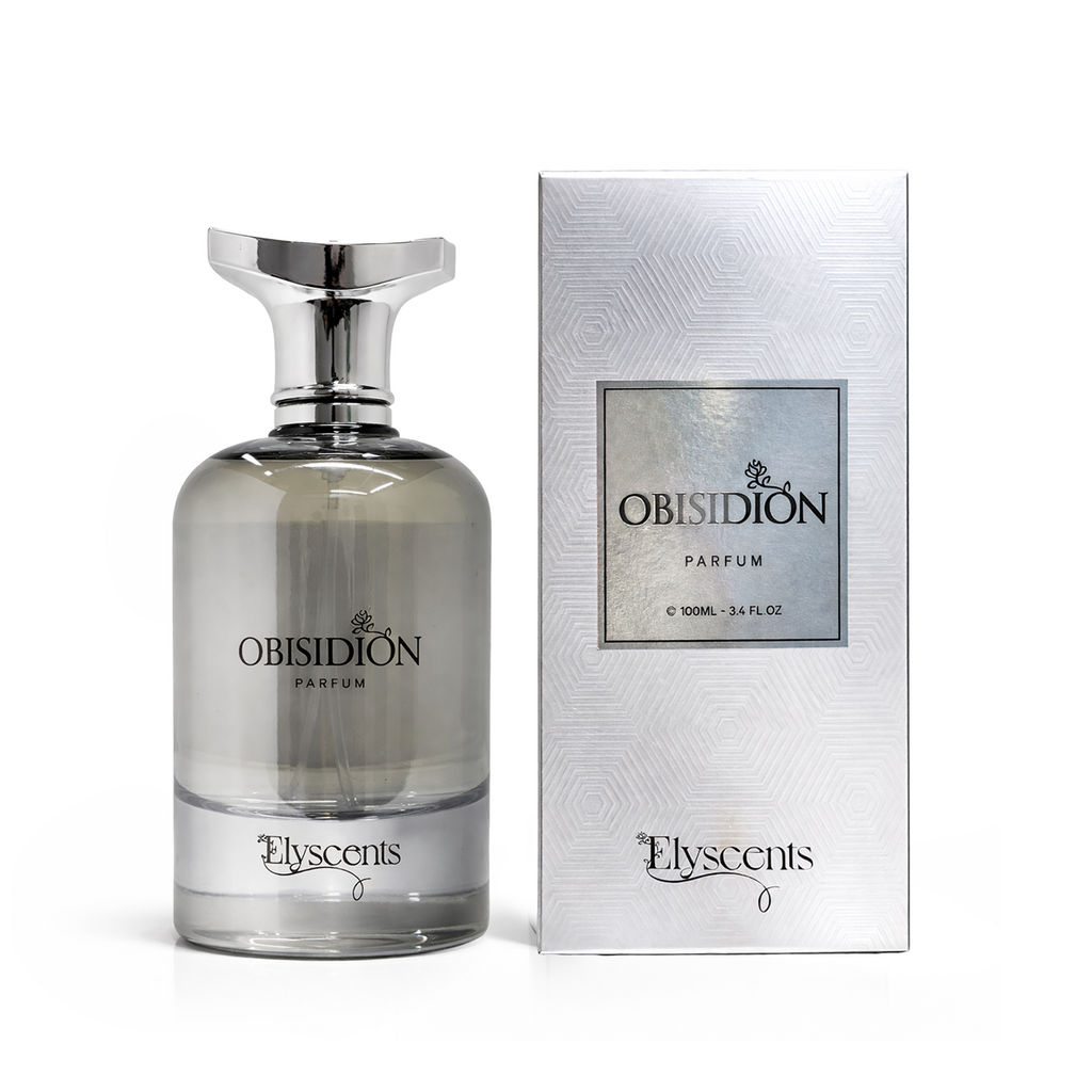 Obisidion fruity rose and oud perfume bottle by Elyscents UAE